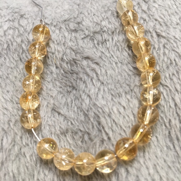 6mm Citrine beads - Picture 3 of 6